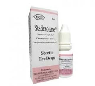 [akd890] Stadexolene (Dexamethasone Sodium Phosphate 0.1% + Chloramphenicol 0.5% + Tetrahydrozoline Hydrochloride 0.025%) Eye Drop