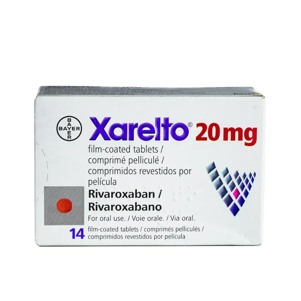 Xarelto (Rivaroxaban) 20mg Tablets Amkamed Pharmaceuticals