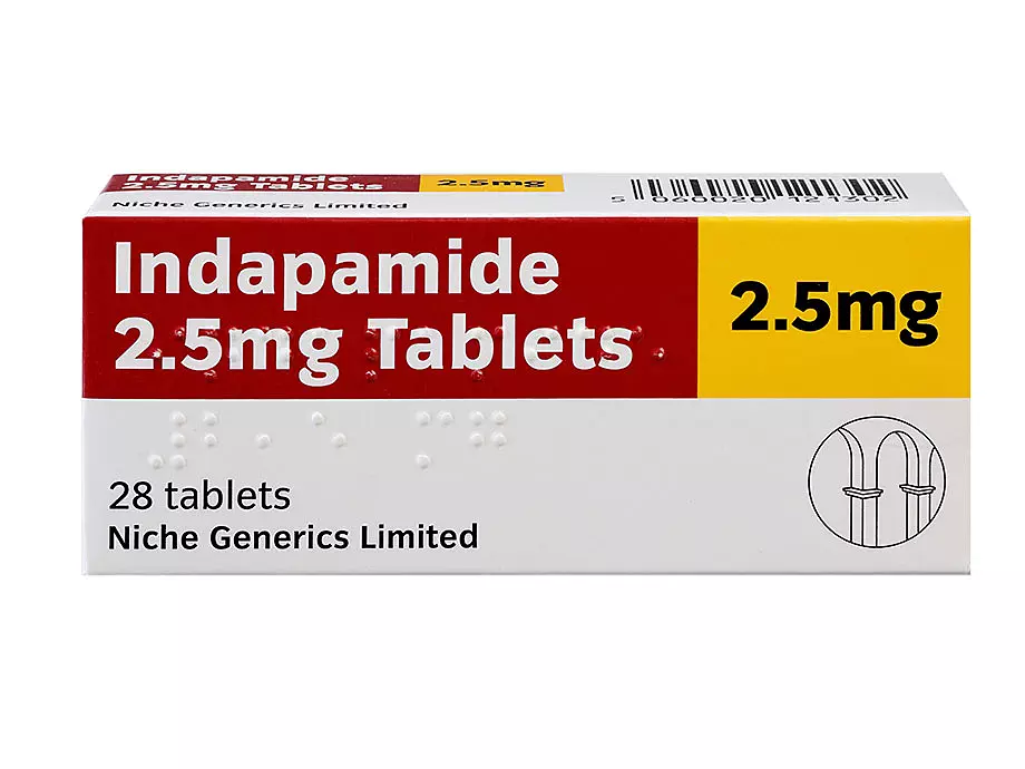 [akd499] Indapamide 2.5mg (Niche Generics) Tablets