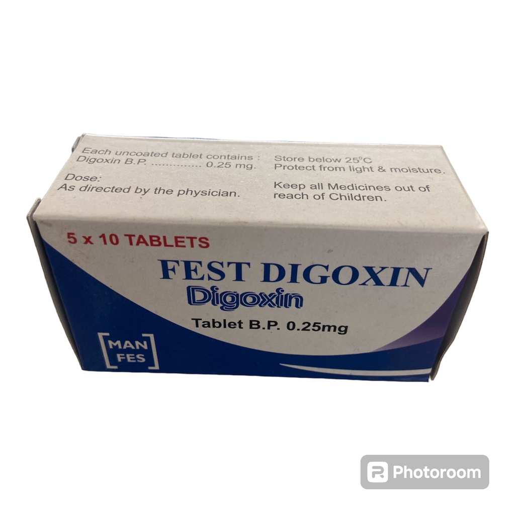 Digoxin 0.25mg Tablets (Sachet)