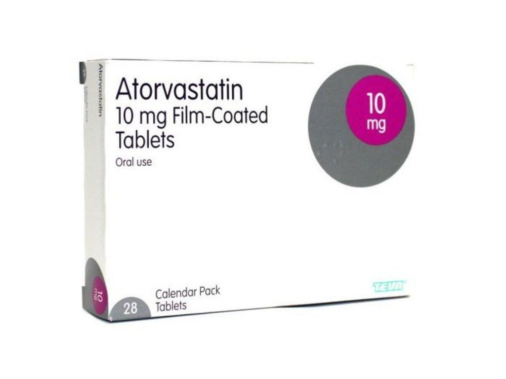 Atorvastatin 10mg Tablets