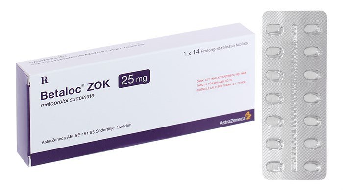 [akd136] Betaloc ZOK 25mg (Metoprolol Succinate) Tablets