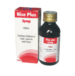 Nise Plus (Paracetamol+ Chlorpheniramine Maleate+ Ascorbic Acid) Syrup 100ml