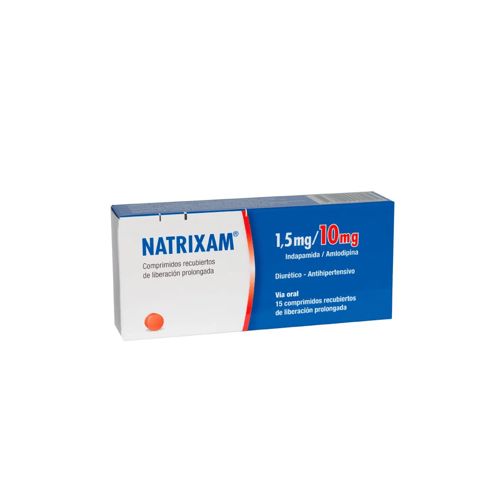 [akd658] Natrixam 1.5mg/10mg (Indapamide/Amlodipine) Tablets