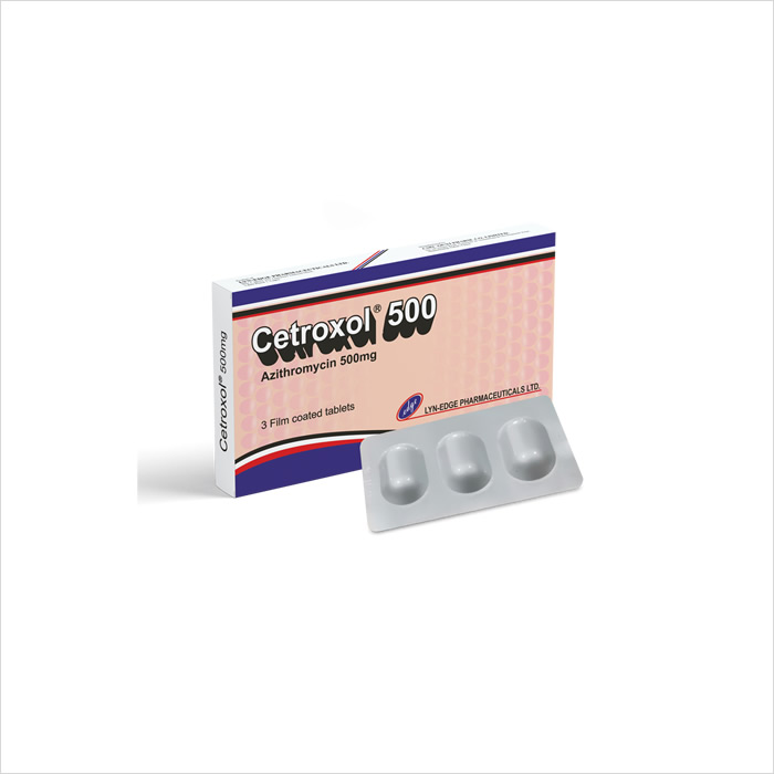 [akd197] Cetroxol 500 (Azithromycin) Tablets