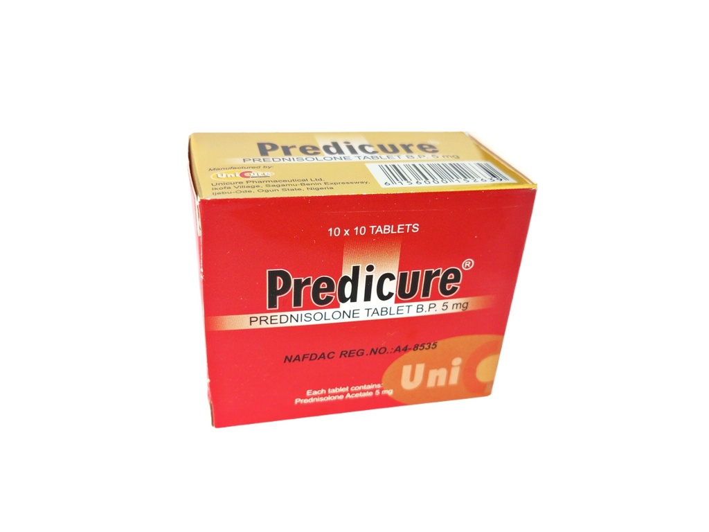 [akd805] Predicure, MeCure's (Prednisolone) 5mg Tablets