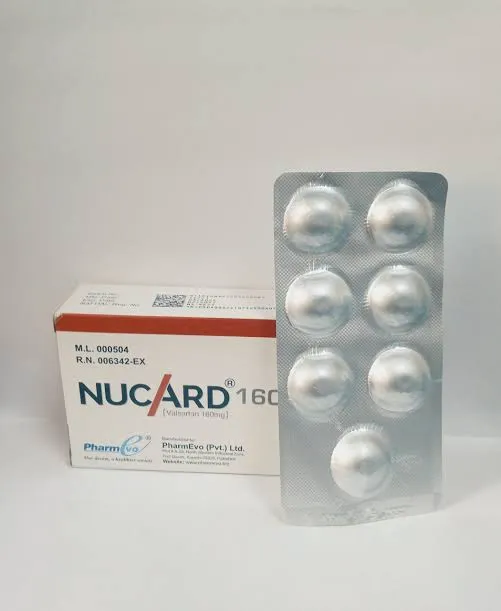 Nucard 160 (Valsartan 160mg Tablets)