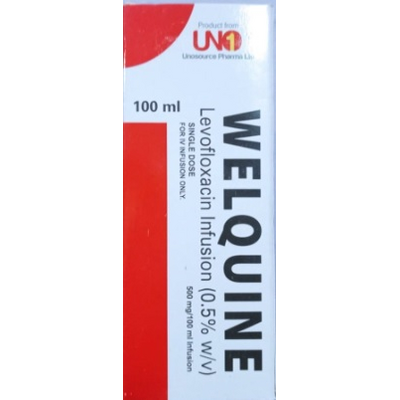 Welquine (Levofloxacin) 500mg/100ml Infusion