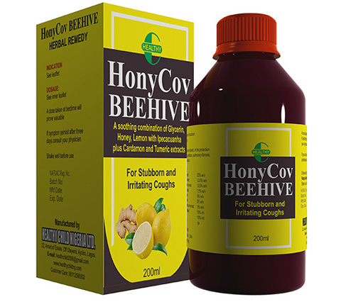 [akd474] Honycov Beehive for Dry cough syrup 200ml
