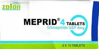 [akd611] Meprid (Glimepiride) 4mg Tablets Zolon