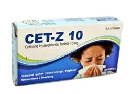 [akd195] Cet-Z (Cetrizine Hydrochloride) 10mg Tablets