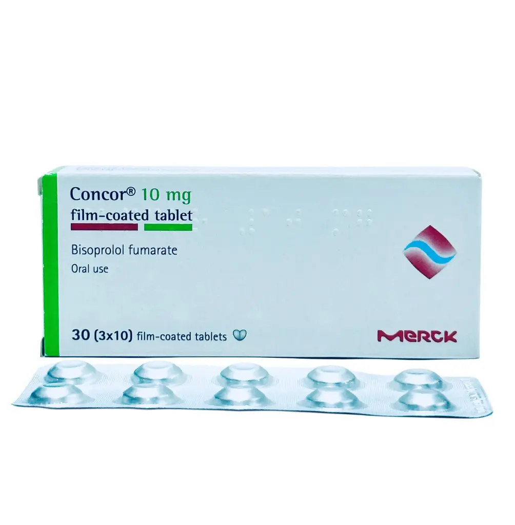 [akd232] Concor 10mg (Bisoprolol Fumarate) Tablet