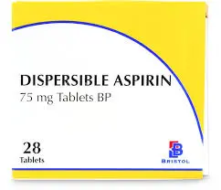 [akd307] Dispersible Aspirin Bristol x 28s
