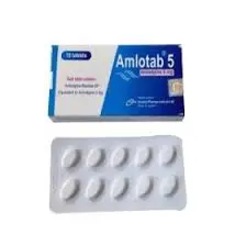 Amlotab-5  (Amlodipine Besylate) 5mg Tablets