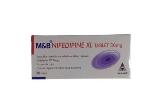 [akd1032] Zymfecard, M&B XL-30 (Nifedipine) Tablets