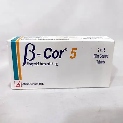 [akd123] B-Cor 5 (Bisoprolol Fumarate) 5mg Tablets Afrab