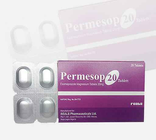 [akd784] Permesop 20mg (Esomeprazole)