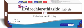 Hydrochlorothiazide 25mg Tablets