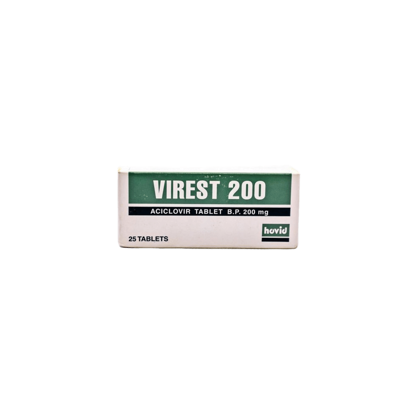 [akd984] Virest (aciclovir) 200mg tabs