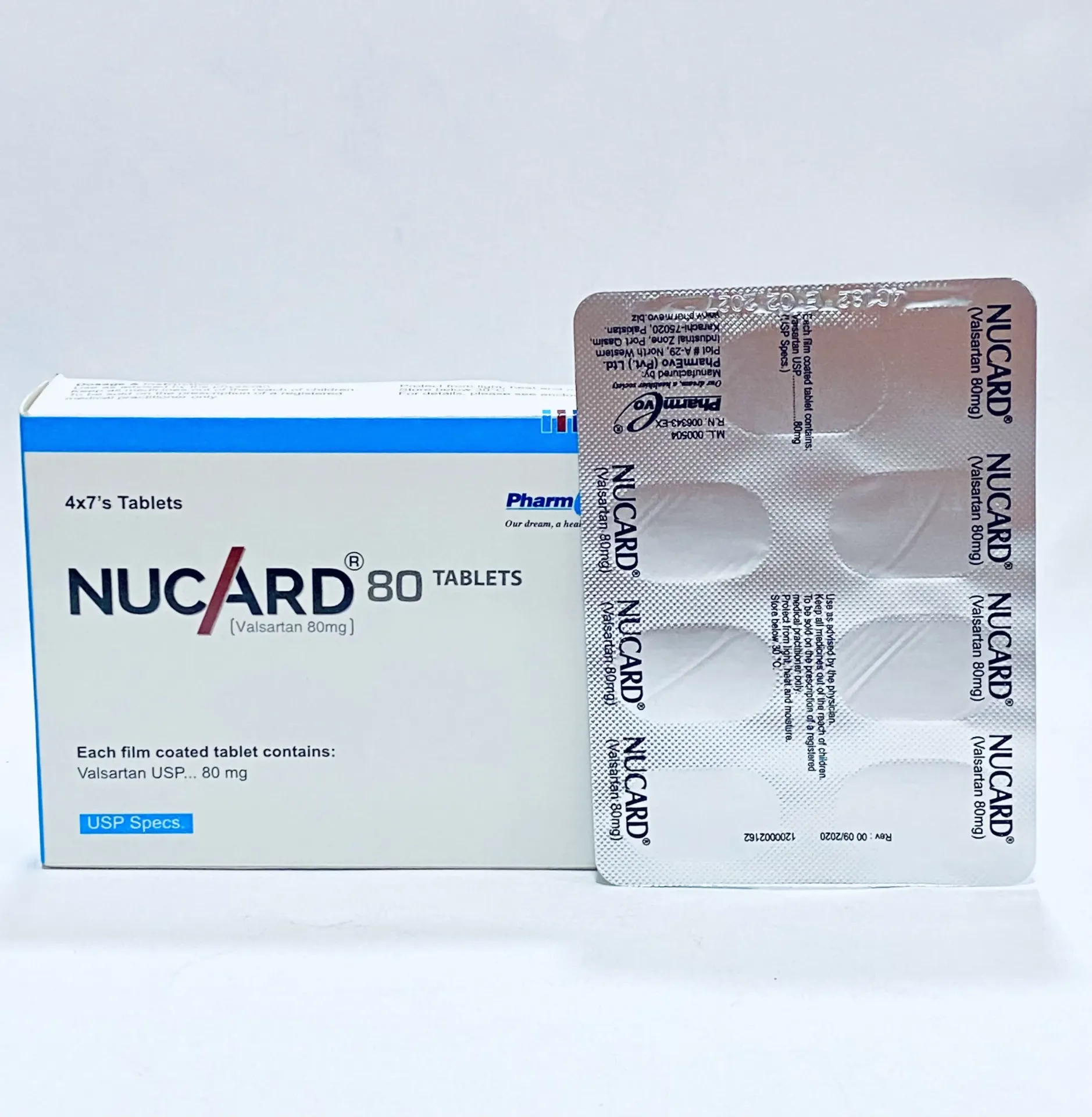 Nucard 80 (Valsartan) Tablets