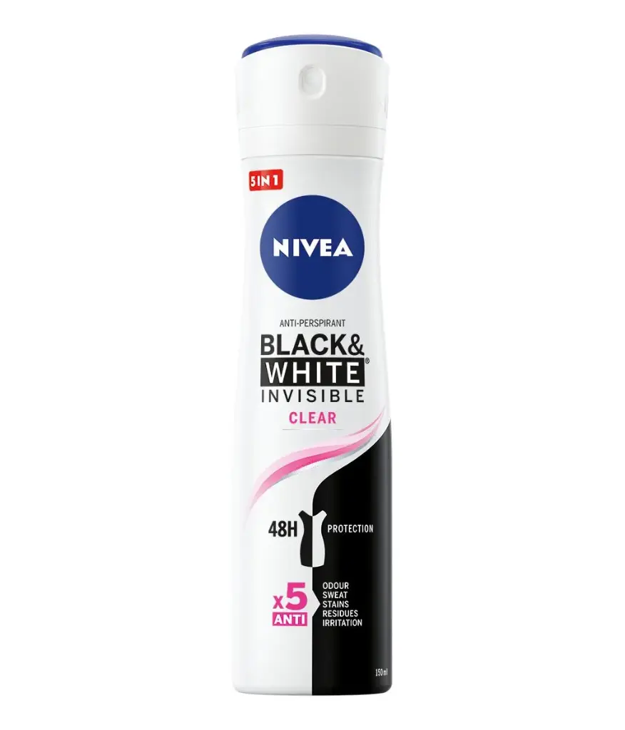 [akd682] Nivea Black & White Invisible Clear Body Spray
