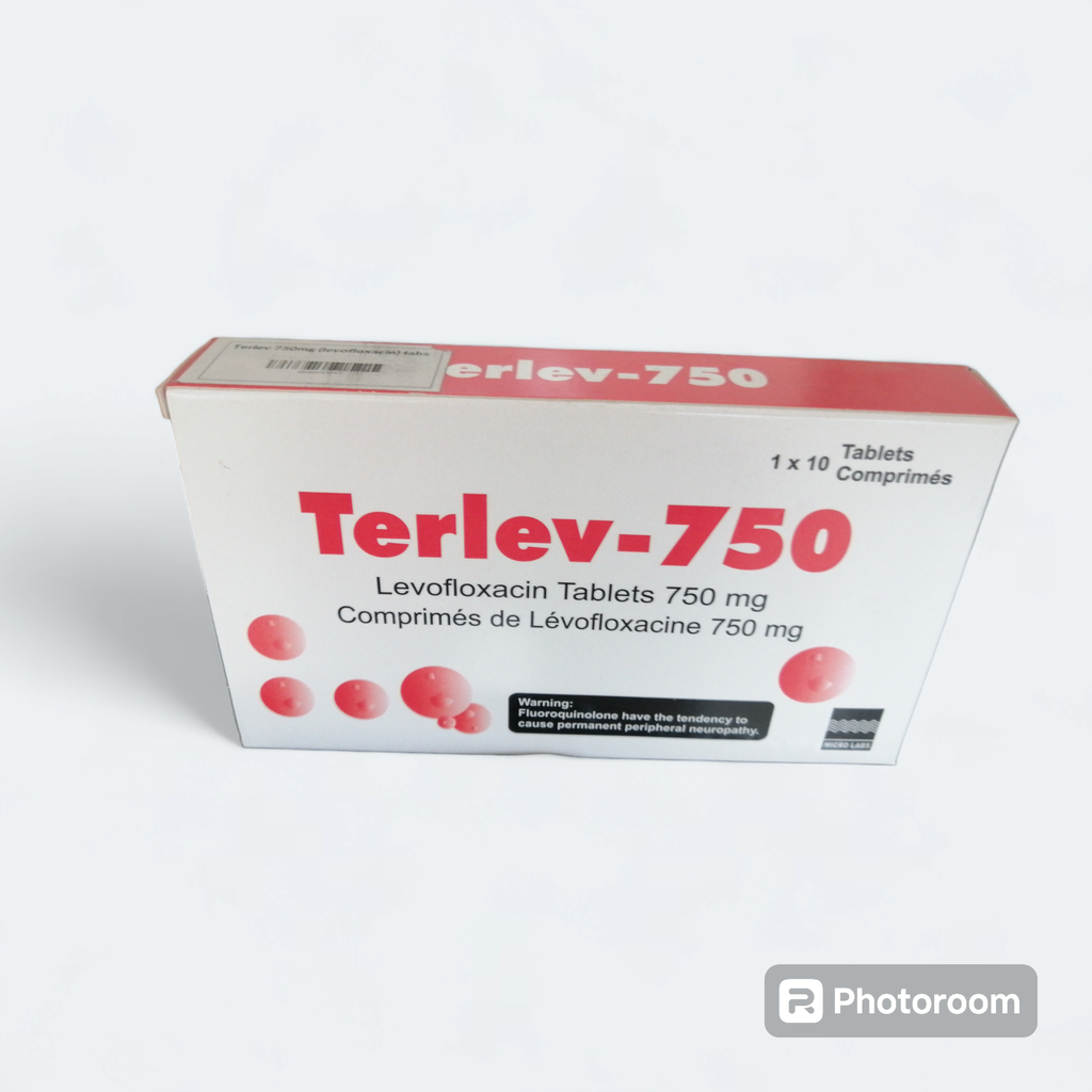 [akd930] Terlev 750mg (levofloxacin) tabs
