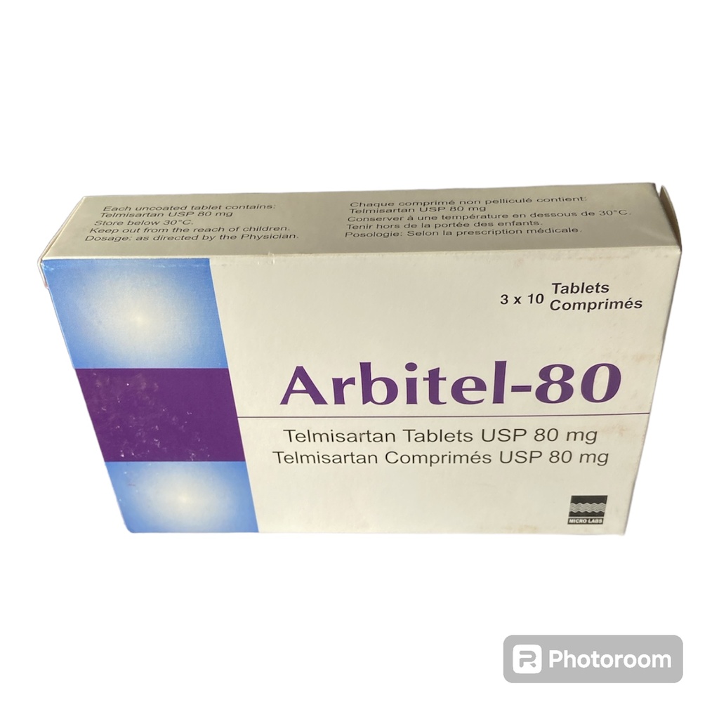 [akd091] Arbitel-80 (Telmisartan 80mg) Tablets