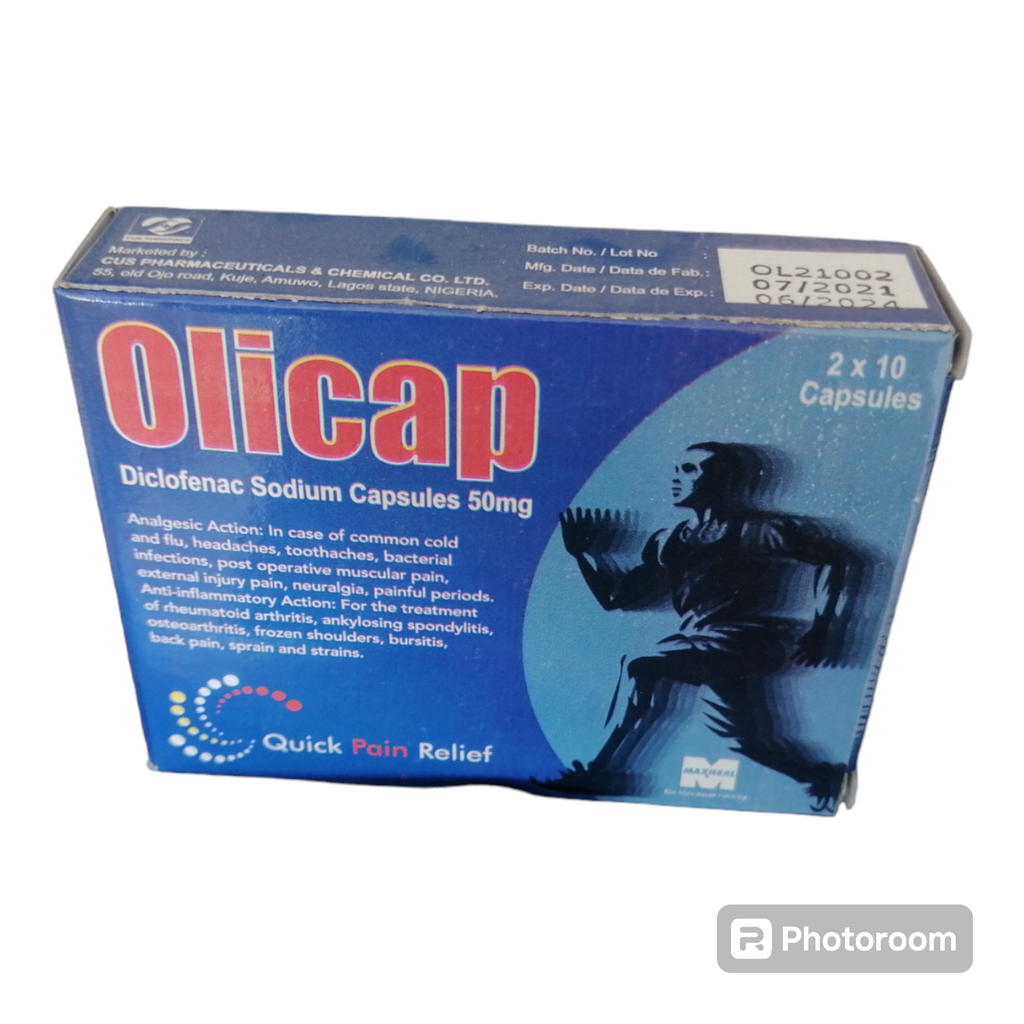 Olicap (diclofenac sodium) Capsule