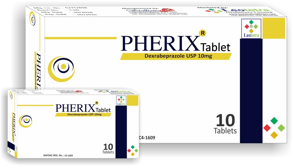 [akd791] Pherix (dexrabeprazole) 10mg tabs