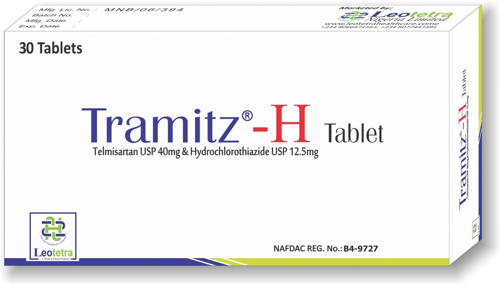 [akd944] Tramitz H (telmisartan/hydrocholorothiazide) 40/12.5mg tabs