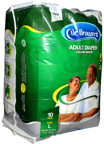 [akd028] Adult Diaper Dr Brown Large