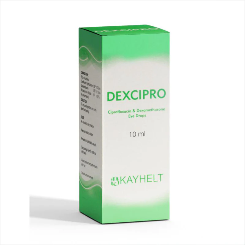 [akd287] Dexcipro (dexamethasone/ciprofloxacin) eye drop 10ml