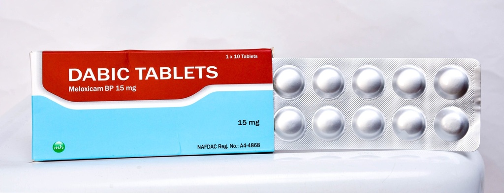 [akd257] Dabic 15mg (Meloxicam) Tablets