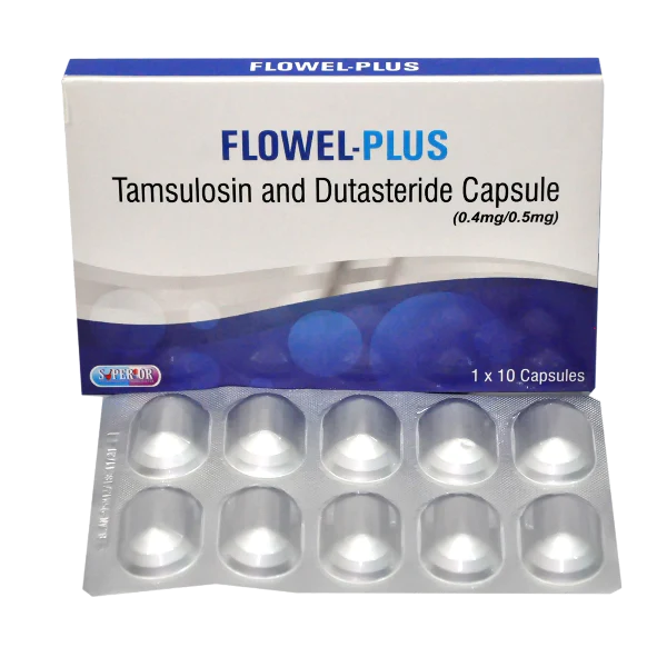 [akd406] Flowel Plus (Tamsulosin & Dutasteride) caps 0.4/0.5mg