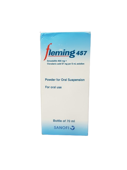 [akd401] Fleming 457mg (amoxicillin/clavulanic acid) syrup 70ml