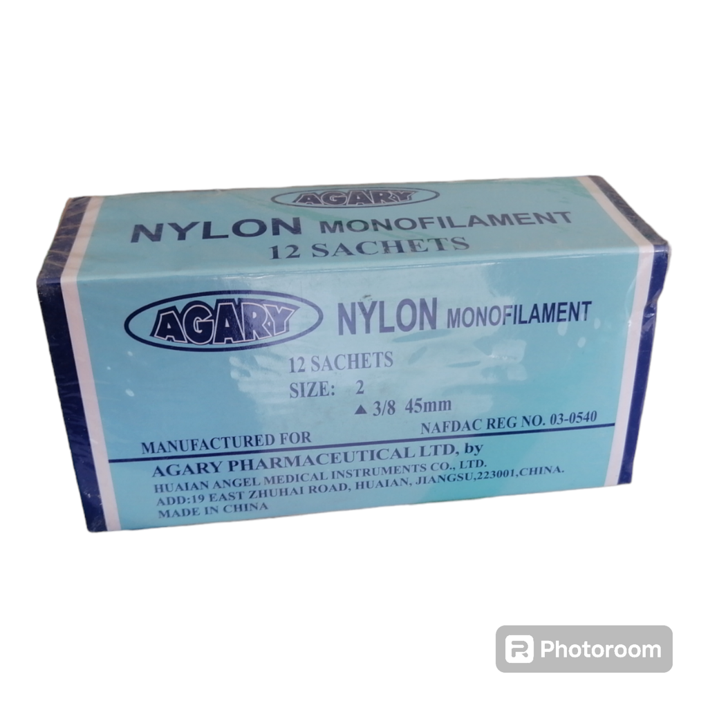 [akd720] Nylon sutures Size 2
