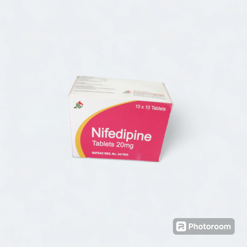 [akd676] Nifedipine 20mg Stallion, Nifecure, Krishat