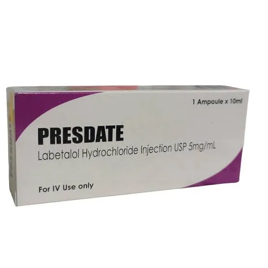 Presdate, Linsbet (labetalol) injection 5mg/ml