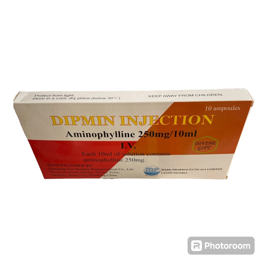 [akd056] Aminophylline Injection (dipmin) 250mg/10ml