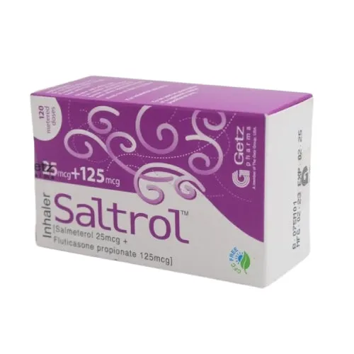 Saltrol (Salmeterol 25mcg + Flucatisone propionate 250mcg) Inhaler