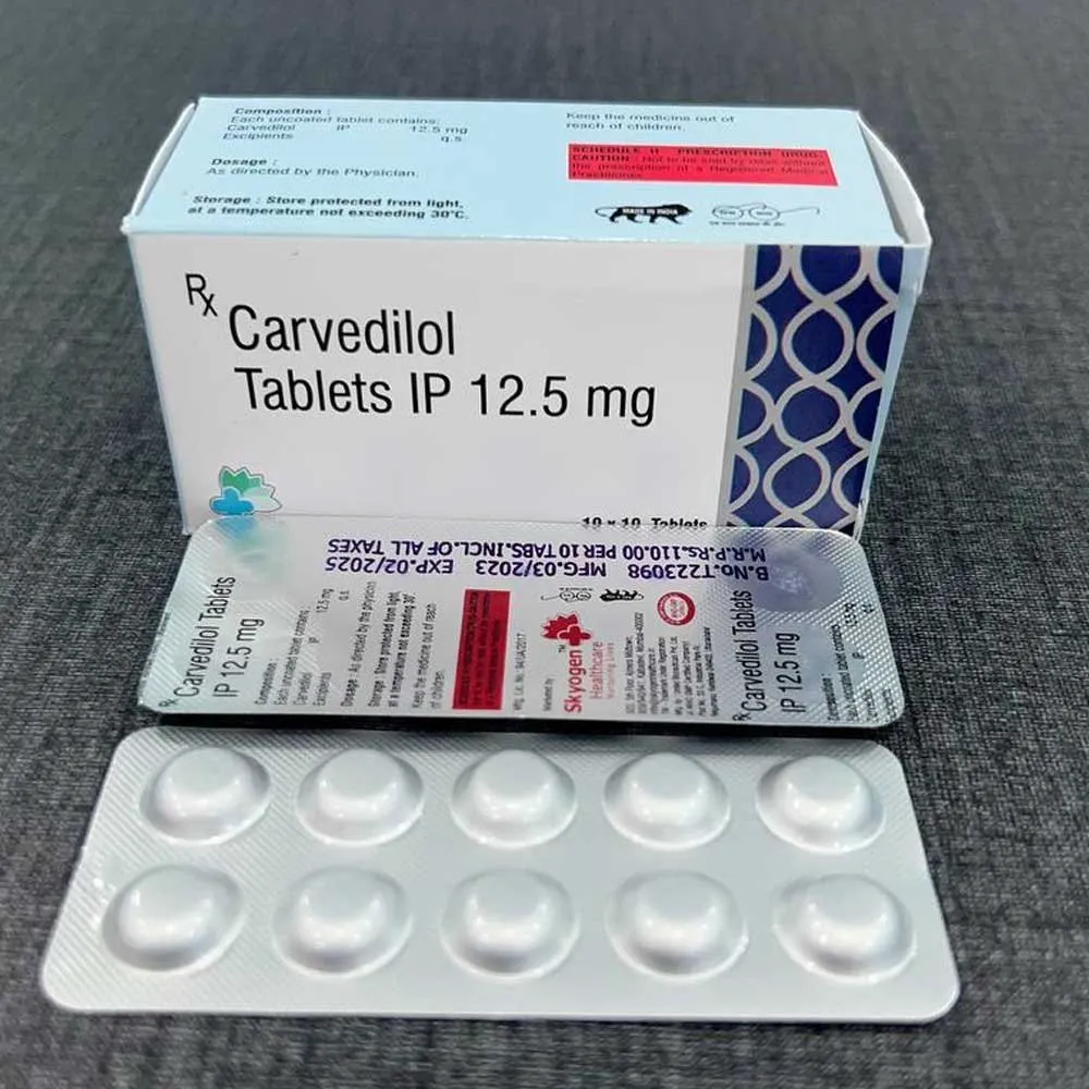 Carvedilol 12.5mg Alliance biotech