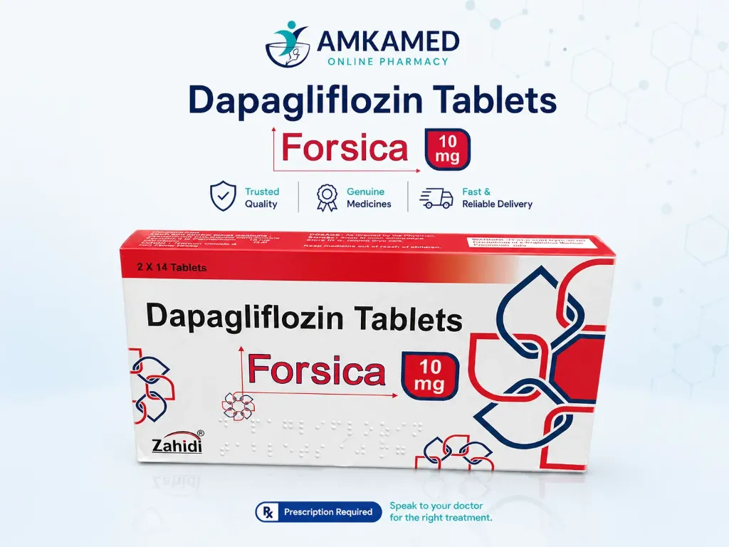 Forsica (Dapagliflozin) 10mg tablets
