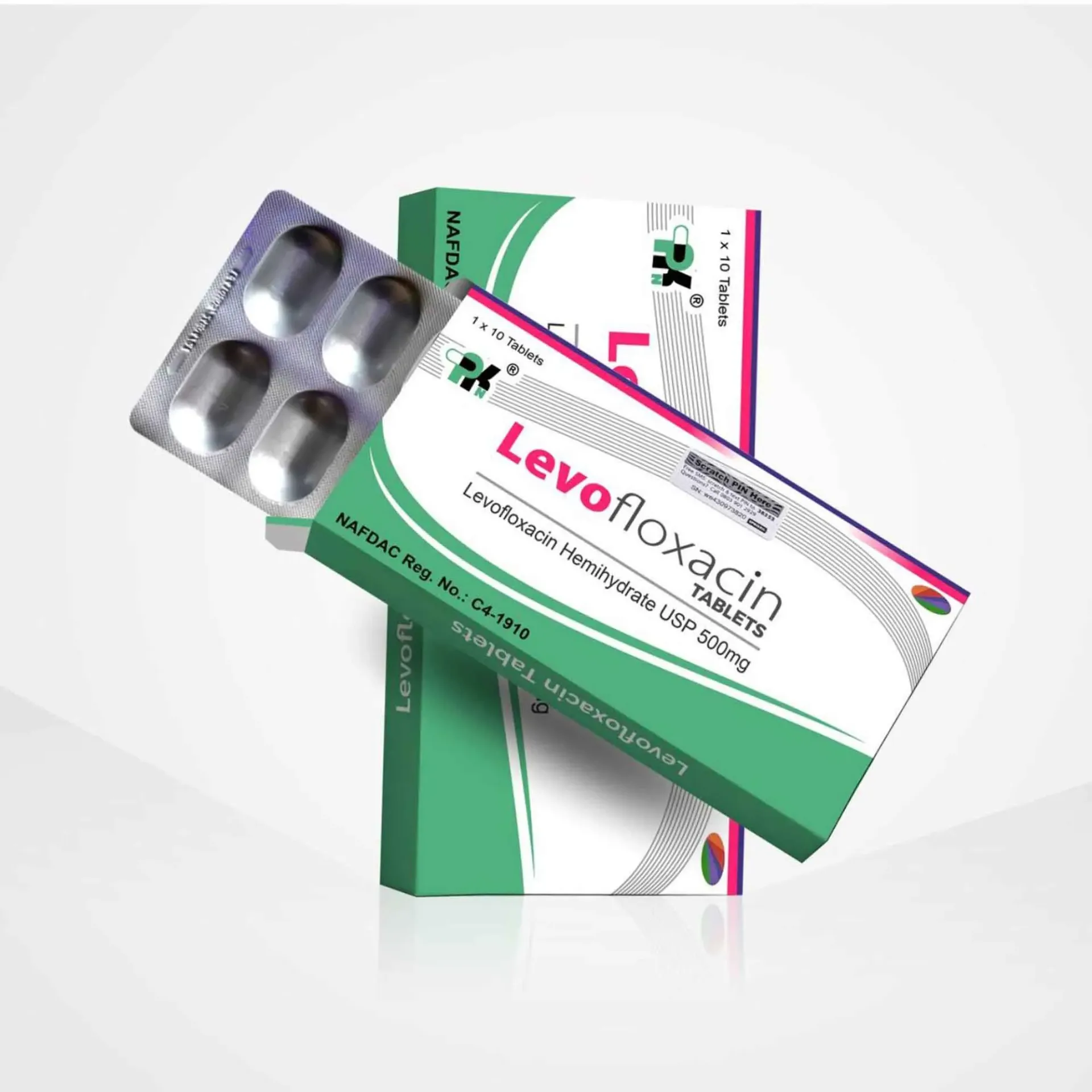 Pivolocin (Levofloxacin) 500mg Tablets