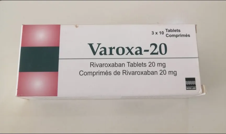 Varoxa 20mg (Rivaroxaban)