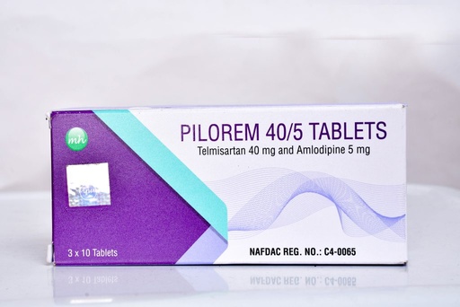 [akd793] Pilorem 40/5 (Telmisartan 40mg and Amlodipine 5mg) Tablets