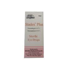 [akd889] Stadex Plus (Dexamethasone Sodium Phosphate 0.1% + Chloramphenicol 0.5%) Eye Drop 5ml