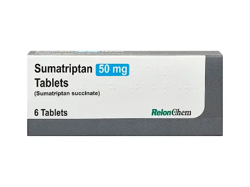 [akd899] Sumatriptan (Sumatriptan Succinate) 50mg Tablets Teva & Milpharm