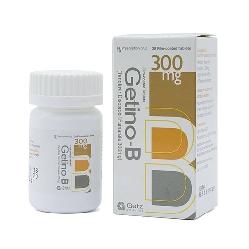 [akd442] Getino-B 300mg (Tenofovir Disoproxil Fumarate) Tablets