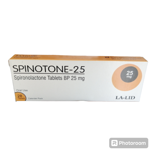 [akd886] Spinotone-25 (Spironolactone) 25mg Tablets, Chez Resources