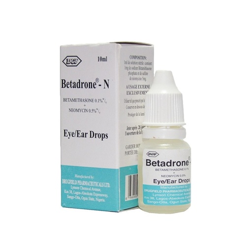 [akd135] Betadrone N (betamethasone neomycin) eye/ear/nasal drop